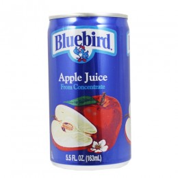 Bluebird 100% Apple Juice, 5.5 oz Each, 48 Cans Total