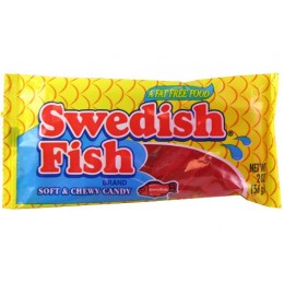 Swedish Fish, 2 oz Each, 12 Boxes of 24 Bags, 288 Total