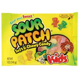 Sour Patch Kids, 5 oz Each, 24 Bags Total