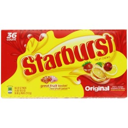 Starburst Original Fruit Chews, 2.07 oz ea. 360 Total