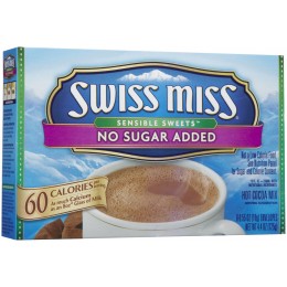 Swiss Miss No Sugar Hot Cocoa Drink Mix Packets .55 oz. ea. 6 boxes