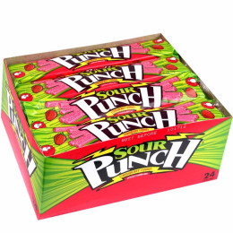 Sour Punch Strawberry Straws 2 oz. 12 Trays Total