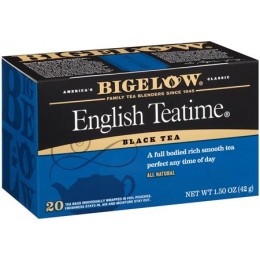 Bigelow English Teatime Tea Bag, 6 Boxes of 28 Tea Bags, 168 Total