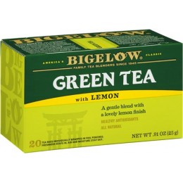 Bigelow Decaf Green with Lemon Tea Bag, 6 Boxes of 28 Tea Bags, 168