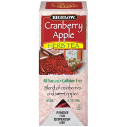 Bigelow Cranberry Apple Tea Bag, 6 Boxes of 28 Tea Bags, 168 Total