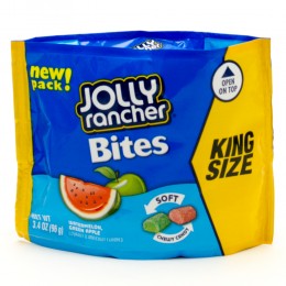 Jolly Rancher Bites King Size 3.4 oz. Each Bag, 80 Bags Total