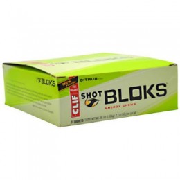 Clif Shotblocks Citrus Bar 2.1 oz Each Bar, 144 Bars Total