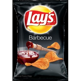 Lay's Chips Potato BBQ XVL 2.5 oz Each Bag, 24 Bags Total
