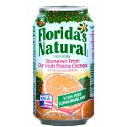 Florida 14901 NFC Cans 100% Orange Juice, 11.5 oz Each, 24 Total