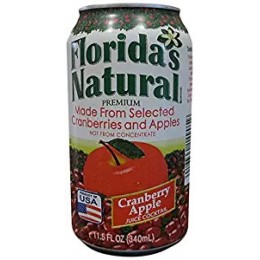 Florida's Natural Cranberry Apple Cocktail, 11.5 oz Each, 24 Total