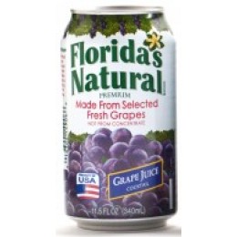 Florida's Natural Grape Cocktail, 11.5 oz Each, 24 Total