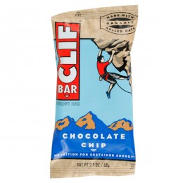 Clif Bar Chocolate Chip, 2.4 oz Each, 16 Boxes of 12 Bars, 192 Total