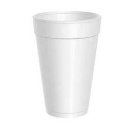 Dart 16J16 16 oz White Foam Cup, 1000 Total