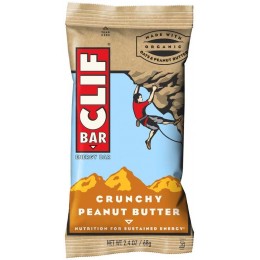 Clif Peanut Butter Crunch Bar 1.5 oz Each Bar, 60 Bars Total