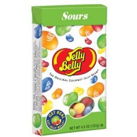 Jelly Belly Sours Flip Top Box 4.5 oz, 24 Total Boxes