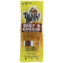 Trail's Best Beef and Cheese, 1 oz Each, 100 Packs Total