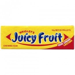 Juicy Fruit Gum 6 Sticks Per Pack, 280 Packs Total