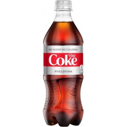 Coca Cola Diet Bottles, 20 oz Each, 24 Total