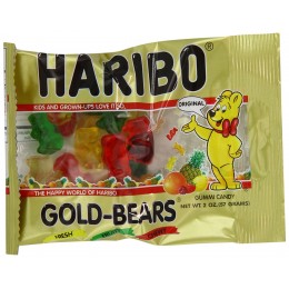 Haribo Gummi Bears Gold 2 oz. 144 Total