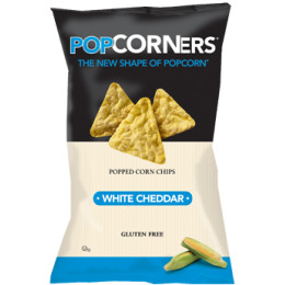 Popcorners White Cheddar Popcorne 3 oz Each Bag, 12 Bags Total