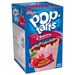 Pop Tarts Frosted Cherry, 3.6 oz Each, 12 Boxes of 6 Packs, 72 Total