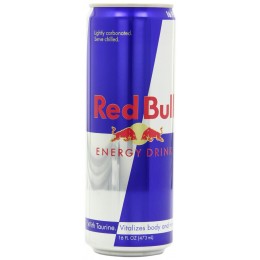 Red Bull Energy Drink, 16 oz Each, 12 Cans Total