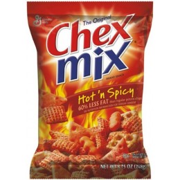 Chex Mix Hot and Spicy, 3.75 oz Each, 8 Bags