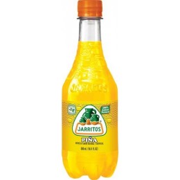 Jarritos Pineapple Soda, 16.9 oz Each, 24 Bottles Total