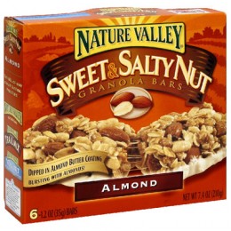 Nature Valley Sweet/Salty Almond Granola Bar, 1.2 oz ea. 128 Total