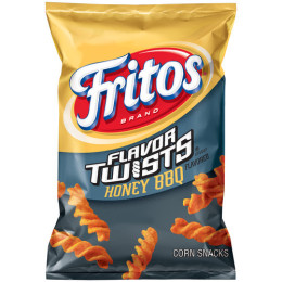 Fritos 44353 Flavor Twists Honey BBQ Flavored Corn Chips 64/CS