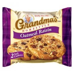 Grandmas Oatmeal Raisin Cookies, 2.5 oz Each, 60 Bags Total