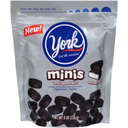 York Peppermint Patties Minis Pouch, 8 oz, 8 Total