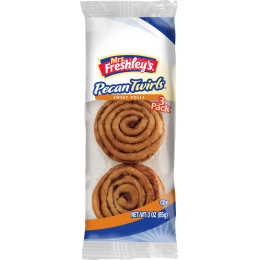 Mrs Freshley's Triple Pecan Twirls, 3 oz 48/CS