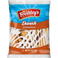 Mrs Freshleys 48049942 Cinnamon Danish Round 4.4oz 32 Total