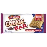 Mrs Freshley's Oatmeal Raisin Cookie Bar 1.5 oz Each Bar, 108 Bars Total
