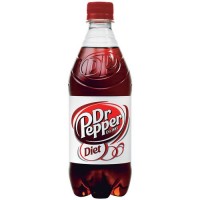 Diet Dr Pepper, 20 oz Each, 24 Total