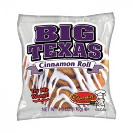 Cloverhill Big Texas Cinnamon Roll 4oz Each 36 Rolls Total