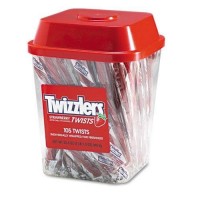 Twizzlers Canisters 105 Count, 6 Bags