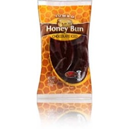 Cloverhill Chocolate Iced Honey Bun 4.75oz Each 36 Buns Total