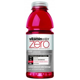 Vitamin Water Zero XXX Acai Blueberry Pomegranate 20oz ea 12 Total