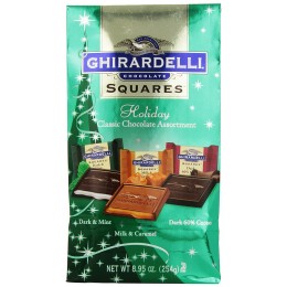 Ghirardelli Premium Holiday Assortment Chocolate Squares, 8.95 oz Each, 12 Total