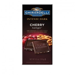 Ghirardelli Cherry Tango Intense Dark Chocolate Bar, 3.5 oz Each, 12 Total