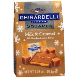 Ghirardelli Milk & Caramel Chocolate Squares, 1.06 oz Each, 24 Total