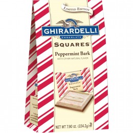 Ghirardelli Peppermint Bark Squares Bag, 7.9 oz Each, 12 Total