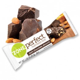 Zone Perfect Almond Dark Chocolate Bar 1.58 oz Each Bar, 36 Bars Total