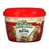 Chef Boyardee 6414404709 Ravioli Beef Microwave Meal 12/7.5oz Case