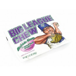 Big League Chew Grape Bubble Gum, 2.12 oz Each, 108 Total
