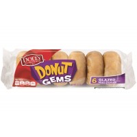 Dolly Maid 702756 Gems Glazed Donuts 3.7oz Each, 6 Boxes of 10 Packs, 60 Total