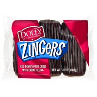 Dolly Maid 702768 Chocolate Zinger 3.81oz Each, 6 Boxes of 6 Packs, 36 Total