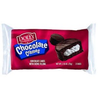Dolly Maid 702770 Cake Chocolate Cream Filled 2.55oz Each, 6 Boxes of 6 Packs, 36 Total